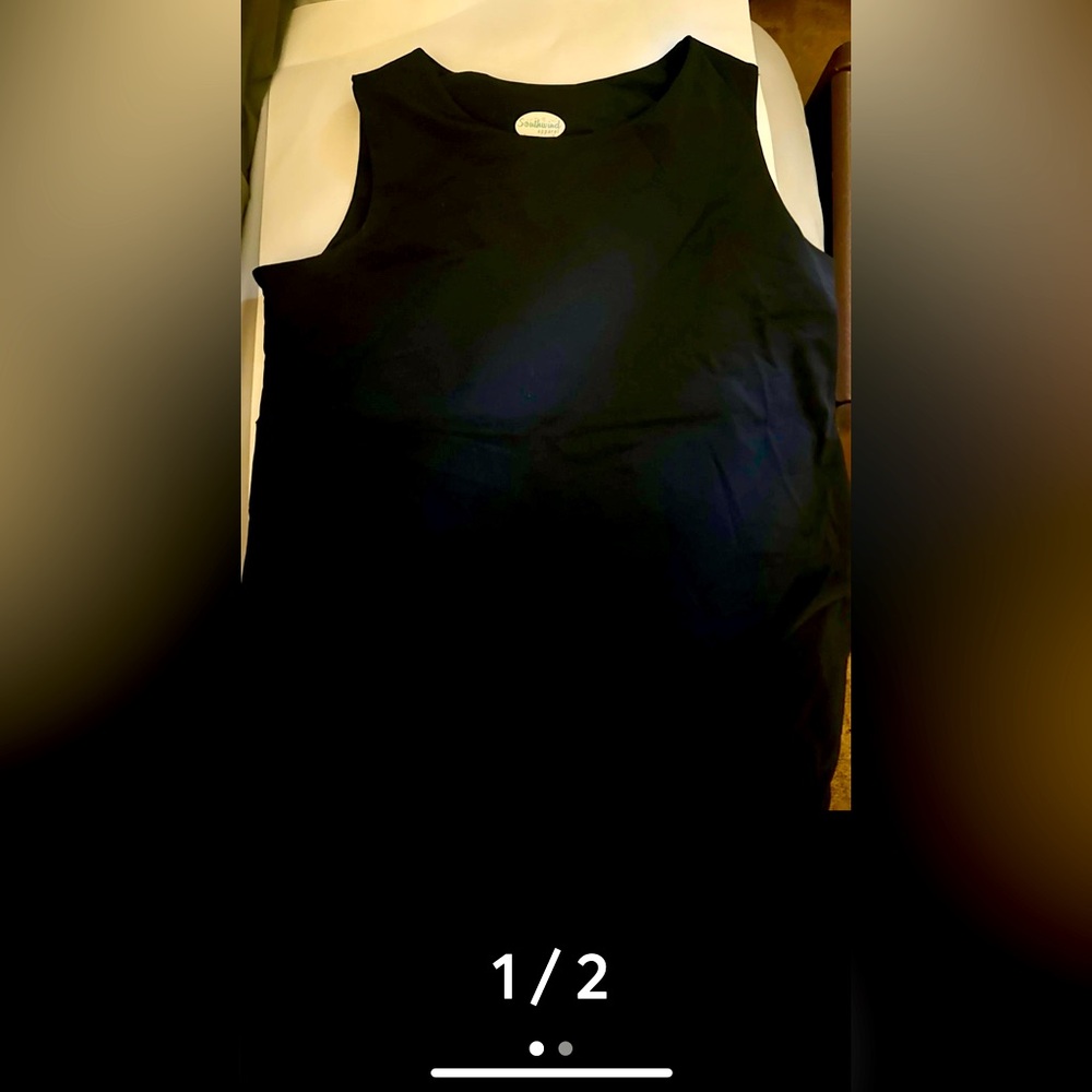 Southwind apparel dress-active leisure ware, UV50 apparel. Sleek black dress.